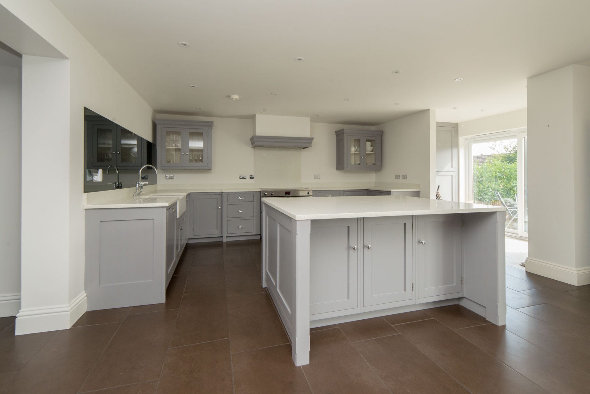 Approved Used Kitchen, Painted In Frame, Belling Range Oven, Hertfordshire
